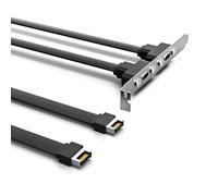 USB 3.1 Front Panel Header Type C Extension Cable Type Male To USB C Female Cable With Panel Mount Screw 10Gbps Fast Data Transmission