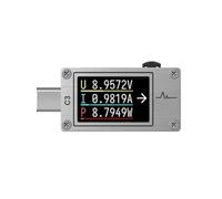 USB 3.1 Power Meter Digital Multimeter Current Tester Voltage Detector Lua Interpreter Integrated DC 26V 6A(CT-3)