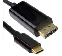 kenable USB 3.1 Type C to DisplayPort Lead UHD 4K 60Hz Adapter Cable Black 1m