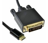 USB 3.1 Type C to DVI-D Male Plug 4K 30Hz Adapter Cable 1m/2m/3m/5m