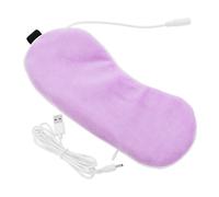 USB 3D Contour Crystal Velvet Purple Heated Eye Mask