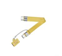 USB 4.0 Cable 240W Fast Charging 80Gbps Data 16K Video TPE Cord for Laptop Phone Gaming(Yellow)