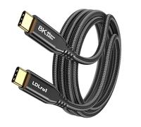 USB 4 Cable 0.9m for Thunderbolt 4, 40Gbps Braided USB-C Data Transfer Cable, 8K/4K USB C Monitor Cord, 240W PD Fast Charging for Samsung, MacBook Pro, SanDisk, Lenovo, HP, iPhone 17, Dell, KYY