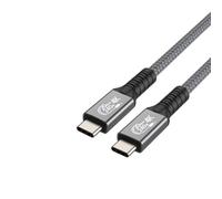 USB 4 Cable 240W Fast Charge 40Gbps Data Transfer and 8K@60Hz for Phone C with Display Video Braided C Data