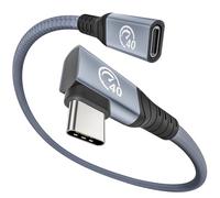 USB 4 Extension Cable 240W 0.3M, Thunderbolt 4 & USBC Male to Female Cable