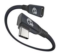 USB 4 Extension Cable 240W 0.3M, Thunderbolt 4 & USBC Male to Female Cable