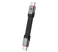 USB 40Gbps Fast Charging Cable 240W UsbC To TypeC Efficient Data Line 8K Video Flexible FPC Cord 15CM