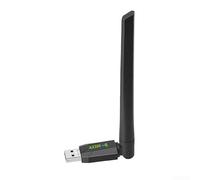 USB 5.0 Dual-Band WiFi Adapter for PC, 600Mbps, External Wireless Network Card with 2.4GHz/5GHz Bands, and-Play, Compact Portable Design for Home Office and Gaming