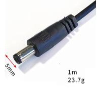 USB 5v for 9v/12v Dc Boost Power Supply Cable Having 5.5×2.1mm 3.5mm Dc Adapter - Step-up Voltage Converter for Routers USB Fans Mini Speakers Car Devices - 1 M Black