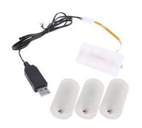 USB 5V to 6V LR20D DUMMYS Battery Eliminates 4PCS LR20 D Battery Cable for Toy Controller Water Heater Power Converter