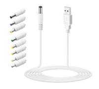 Usb 5V To DC9V12V Power Cable For Scanners Routers Speakers Cameras Power Supply With 8 Interchangeable Tips USB To DC12v Converter Cable 5V To 9V 12V Adjustable Voltage- Led Display DC9V Power