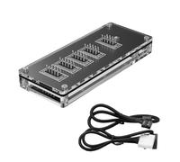 USB 9Pin Header Connectors Risers Board 50cm Extension Cable 4Pin Power Supply 4x9Pin Splitter Expansion 4Port USB2.0 HUBs External USB Module Expander
