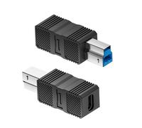 USB A B Adapter - USB to B 3.0 Converter for Printers | High Speed Data Transfer for Computers, Laptops and Scanners