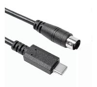 USB A / C to 7 Pin Mini Din Audio Interface Cable compatible with IK Multimedia iRig Stream stereo IRIG PRO Duo I/O Keys I/O 25 49 MIDI 2 HD