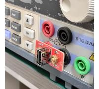 USB A Female 4P Module with 19.05mm Banana Jack, DC to 5V USB Output Socket for Mobile Phone and Tablet Charging, Current Test Tool for Maintenance Engineers