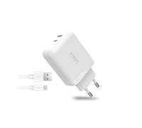 Urban Factory Wall Charger 12W White USB C USB A