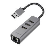 USB A to Ethernet Adapter, WALNEW USB 3.0 to RJ45 Gigabit Ethernet Adapter, Compatible with Mac,MacBook Pro/Air,Samsung Galaxy Tab