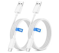 USB A to USB C Cable, [2Pack]Fast Charge USB C Cable for iPhone 17/16/15 Pro Max, Air, Plus, AirPods Pro 2nd/3rd,AirPods 4,iPad 10th Gen,Samsung Galaxy S26 S25 Ultra,Type C Charger Cable Fast Charging