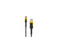 DEWALT Heavy Duty USB to USB C Cable, Jobsite Type C Cable, High Speed USBA to Type-C, Fast Charge USBC Fast Charging Cord for iPhone 16/15 Pro Max, MacBook, iPad, Samsung Galaxy, 6ft (USB2.0, Black)