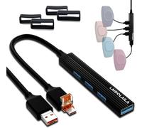 USB-A & USB-C 2 in1 MultiCharger for MagicBand+, 2025, Magic Band Plus Compatible with FuelRod & Other External Battery. Disneyland Accessories for Trip to Disney World,(1-Pack)