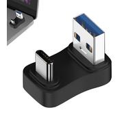 USB A USB C Adapter | Plug-and-Play | High Speed Data Connection 10Gbps Portable Connector for Phones Laptops Game Consoles Keys