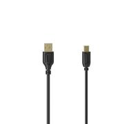 USB-A/USB-C Cable "Flexi-Slim", USB 2.0, 480 Mbps, 0.75 m