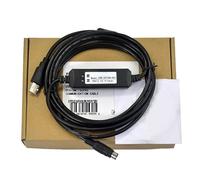 USB-ACTCAB-EC2 Applicable PLC Programming Cable Communication Download Cable Debugging Cable Download Cable Data Cable Dual Chip Design Industrial Grade 3 Meters