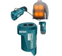 USB Adapter for Bosch 12V Battery for 12V Heated Jacket,USB Output DC 12V Outlet for 12V Heated Jacket,Type-C Input Charing for Bosch 12V Battery BAT411, D-70745
