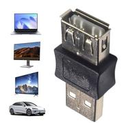 USB Adapter | USB 2.0 Connector Type A Female Male | Adapter Charging Cable Male to Female Straight | For Desktop Laptop PC Phone Tablet Home Travel Work