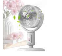 USB Adjustable Height Standing Fan, Pedestal Fan With Remote, 90°+180° Omni - Directional Cooling Fans For Bedroom, 5 Speeds 8 Timer Modes, AC Motor Silent, With Diffuser Box, For Summer Winter