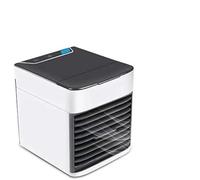 USB Air Cooler Desktop, Portable Mini Air Conditioner Fan with 3 Speeds, LED Night Light, 500ml Water Tank, Quiet Evaporative Personal Cooler for Home, Office, Travel, USB Powered Cooling