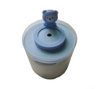 USB Air Humidifier & Essential Oil Diffuser with 2 Mist Modes, Ultra-Silent Operation for Bedroom Office, Colorful LED Night Light, Compact Fogger for Home Aromatherapy(Blue)