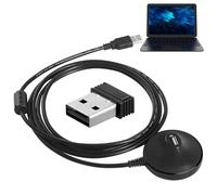 USB ANT Receiver - High Speed Dongle, Universal Compatibility Cable, Non Slip Lightweight Build | Seamless Wireless Connection For Gym Equipment Bike Trainers Heart Rate Sensors Indoor Training