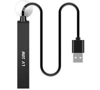 USB Aquarium Heater 10W, Automatic Temperature Control Stainless Steel Fish Tank Heater for Small Tanks