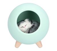 USB Atmosphere Lamp Children Girls Bedroom Bedside Cartoon LED Sleeping Night Light Warm Light (Green)