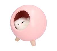 USB Atmosphere Lamp Children Girls Bedroom Bedside Cartoon LED Sleeping Night Light Warm Light (Roseate)