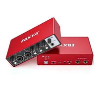 USB Audio Interface EBXYA 24 Bit/192 kHz USB Soundcard Interface with MIC/XLR/Line Inputs, High Fidelity XENYX Mic Preamps for Recording, Streaming, and Podcasting