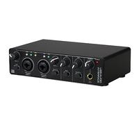USB Audio Interface Sound Card RHM 2 In 2 Out Audio Interface Sound Board with 48V Phantom Power for Recording Professional Audio Mixer & Mic Preamplifier XLR/TSR/TS Ports for Guitarist Vocalist