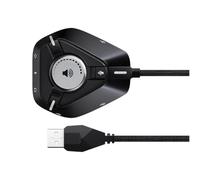 USB Audio Interface Type C External Sound Card Splitter Adapter