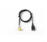 USB AUX Cable Harness for BMW for nbt for evo Head Unit - Direct Replacement Wire for 1 3 5 Series E87 E90 for f10 - Black PVC Connector