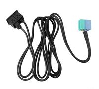 Usb-aux Extension Adapter Cable Having 3.5mm Audio Usb Port for Elantra 2011-2013 0.5m Black Abs Wiring Assembly