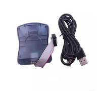 USB AVR ISP Programmer, Adjustable 50Hz-8MHz Clock, Full-Speed 12MHz Communication for AVR Studio, Compatible with All AVR ISP/PDI Devices(STK500)