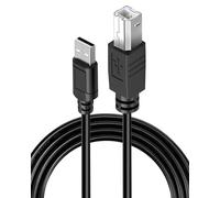 USB B to USB A Printer Cable 2M, USB A to USB B Midi Cable for HP/Epson/Canon Printer, Scanner, Digital Piano, Midi Controller/Keyboard