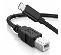 USB B to USB C Printer Cable 1M USB C to USB B MIDI Cable Compatible with HP Canon Epson Scanner Printer Cable to USB Compatible with MIDI Keyboard Digital Piano