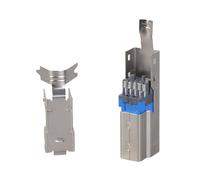 USB B Type B Male End Aluminum Enclosure Assembly and Repair Various Data Cable 6mm Entry