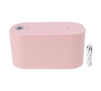 USB Baby Wipe Warmer, Temperature Adjustment Portable Wipe Heater Dispenser with Top Heating Plate, Suitable for Most Wipes on the Market, Powered By 5V USB Interface (Roseate)