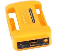 USB Battery Adapter for Dewalt 18V 20V MAX Lithium Battery Charger Adapter with USB C DC Port Type C PD Portable LiIon Battery Replacement Power Supply Converter for DCB127 DCB180 DCB181 DCB206 DCB606