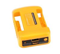 USB Battery Adapter for Dewalt 18V/20V MAX Lithium Battery, Portable Charger with USB-C & DC Port Type-C PD Power Supply for DCB127, DCB180, DCB181, DCB206, DCB606, DCB609 (Adapter Only)