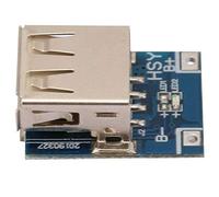 USB Battery Charge Discharge Protection Board 10pcs High Efficiency Power Boost Module 5V 1A Output Voltage Regulator for DIY Charger Projects and Electronic Devices