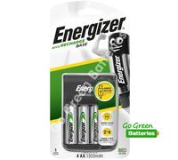 USB Battery Charger Energizer Base AA AAA & 4 AA 1300mAh Rechargeable Batteries